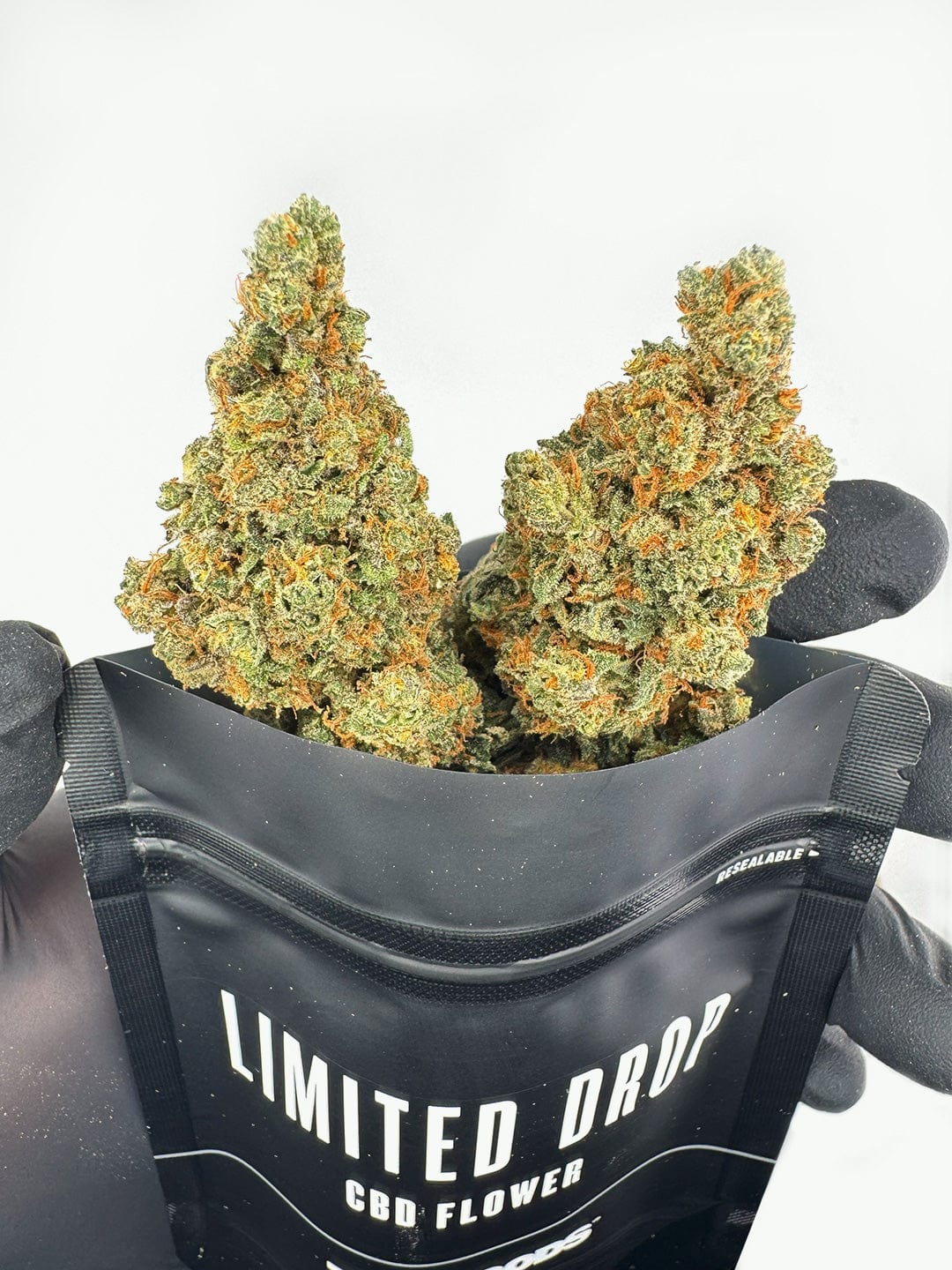 forbidden fruit hemp flowers bag close