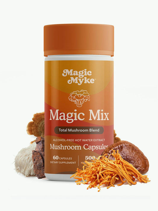 Organic Magic Mix Total Mushroom Blend | 60 High Strength Capsules