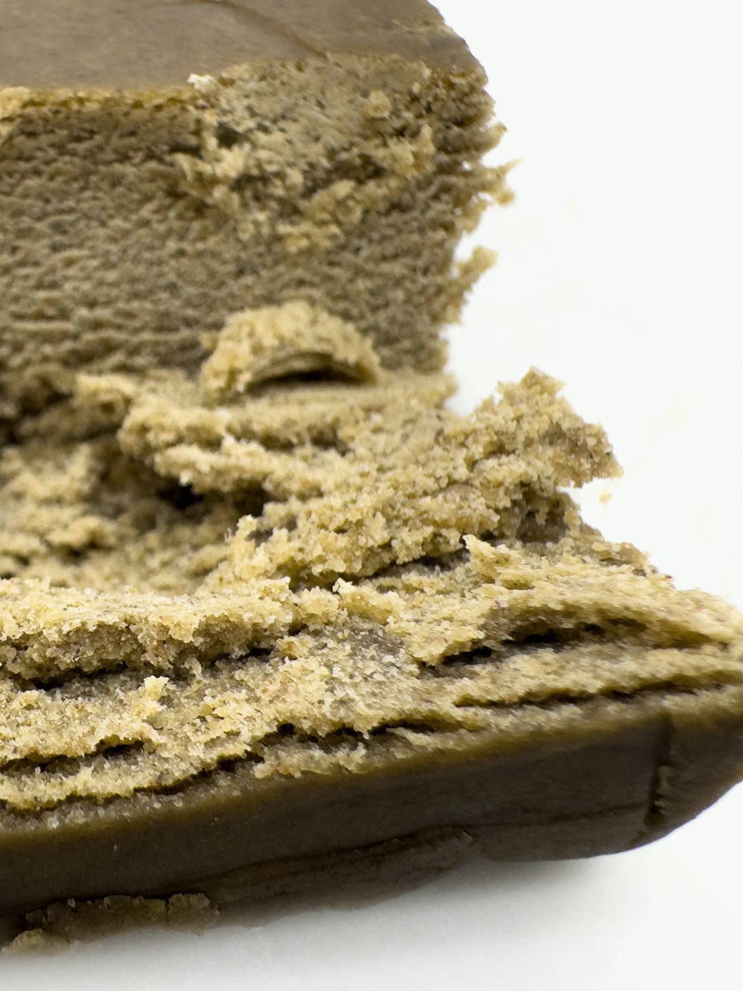 static frosty hash close up