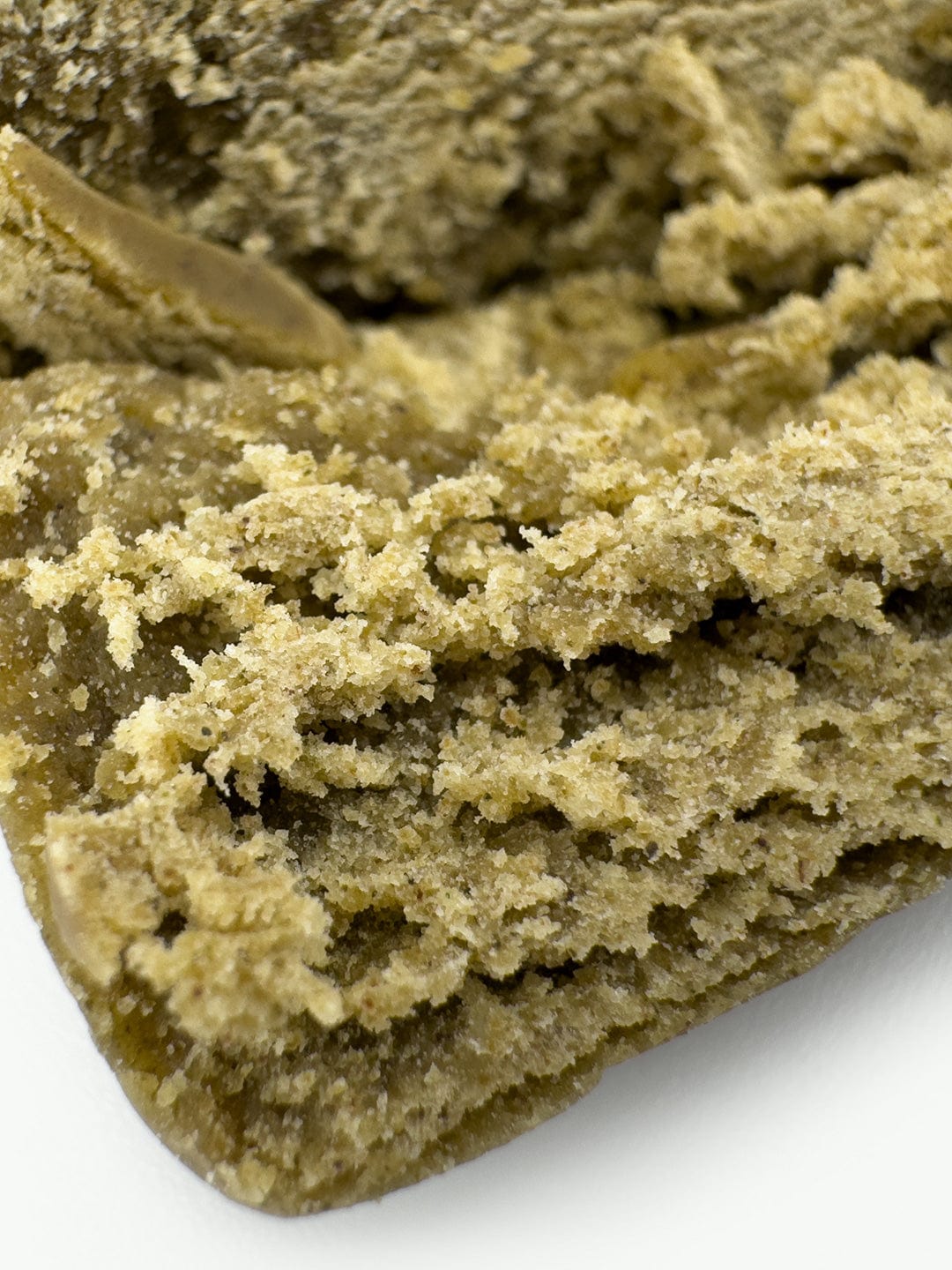 static frosty hash super close up