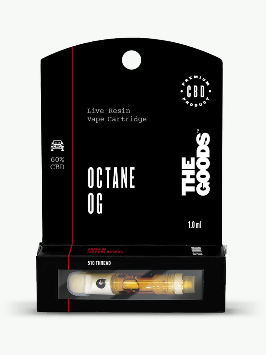 Octane OG Live Resin 510 Cartridge 60% CBD 1.0mL HempElf.com Octane OG Live Resin 510 Cartridge 60% CBD 1.0mL HempElf.com
