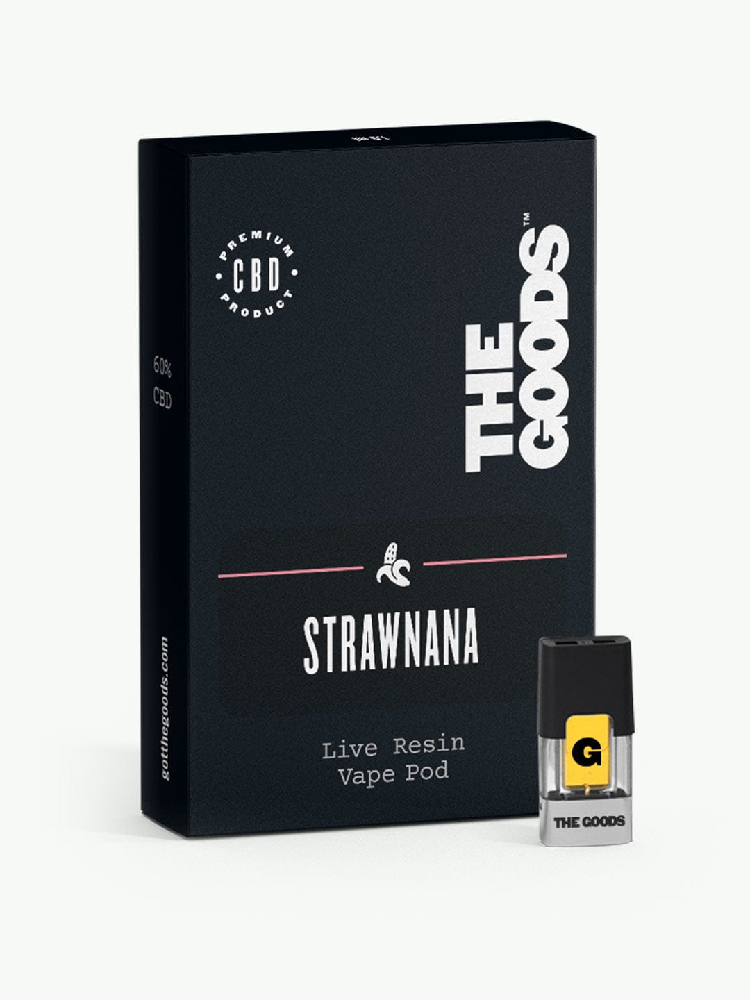 Strawnana Live Resin CBD Vape Pod