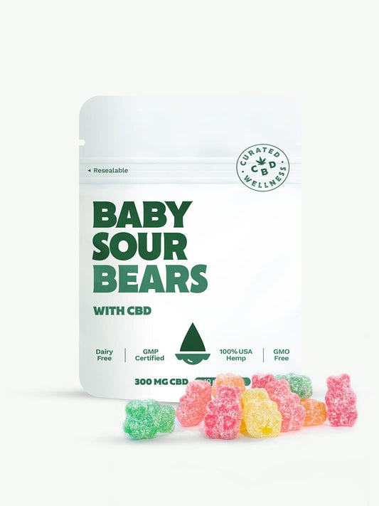 Baby Sour Bears with CBD