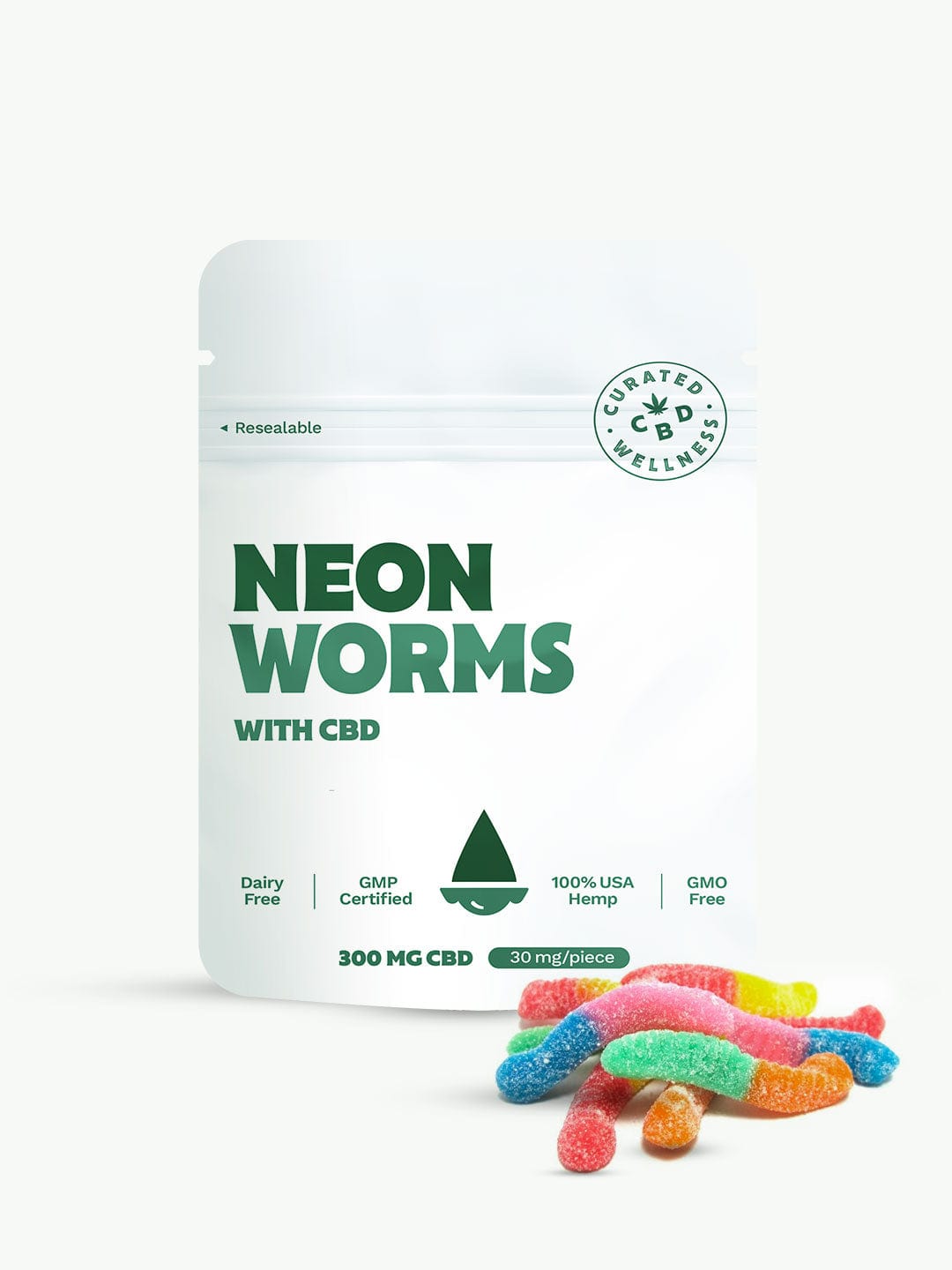 Neon Worms with CBD