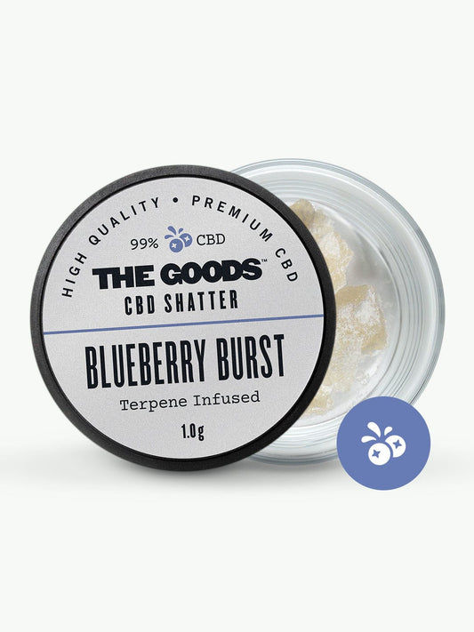 BLUEBERRY BURST CBD ISOLATE SHATTER UK