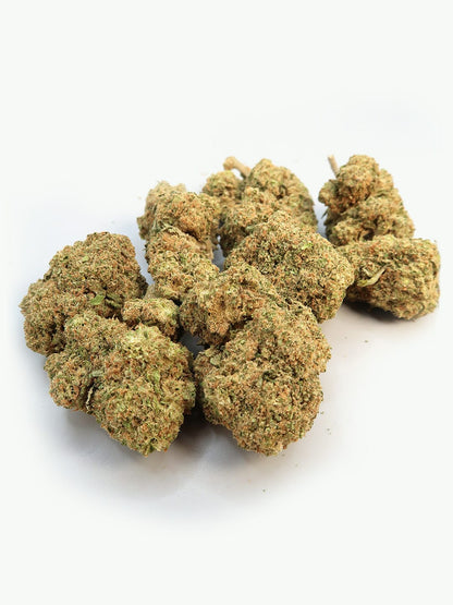 Cluster of Blue Cosmic CBD flowers