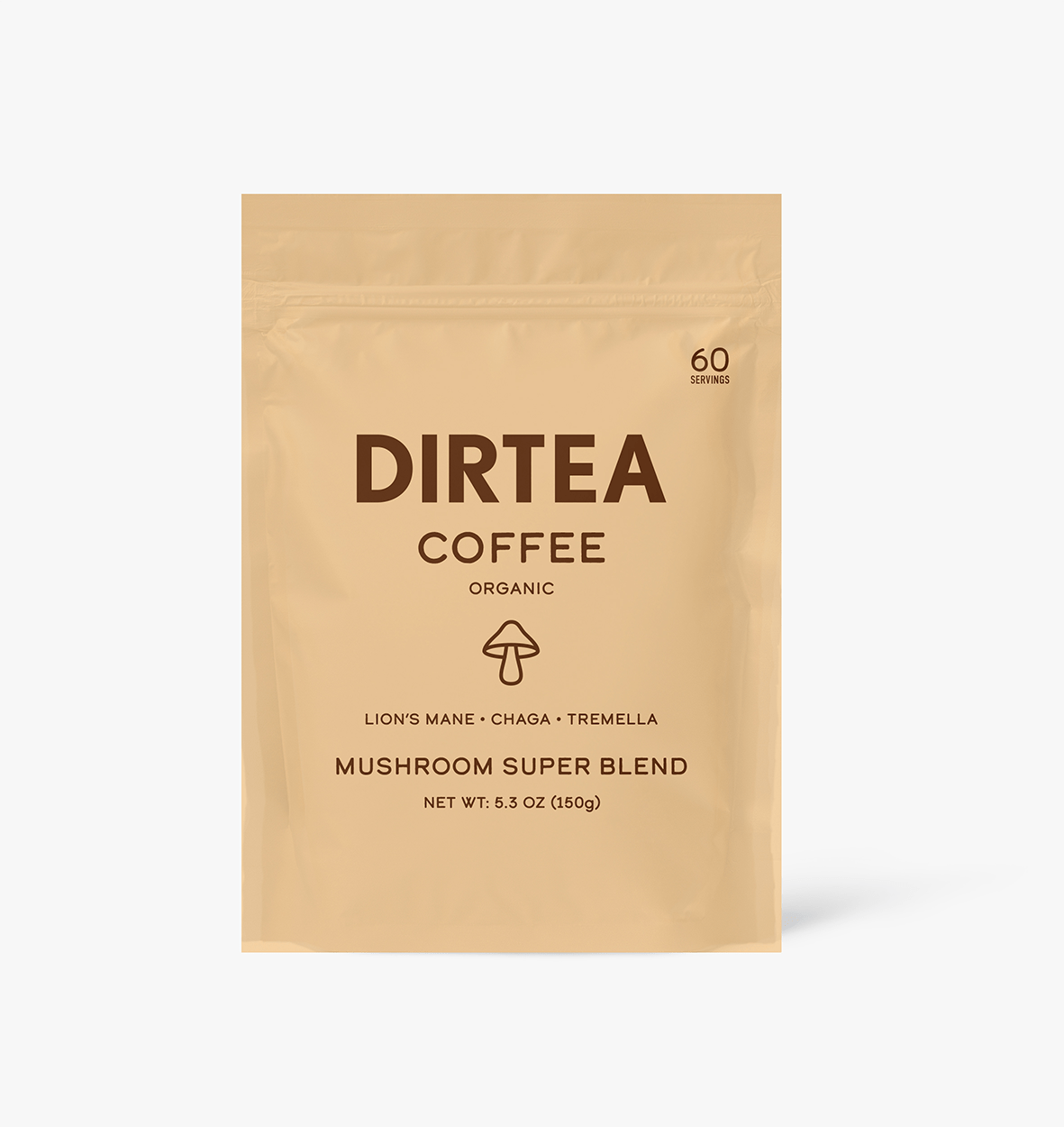 DIRTEA Coffee Super Blend 1000mg Mushroom Blend HempElf Dirtea coffee super blend 1000mg mushroom blend hempelf