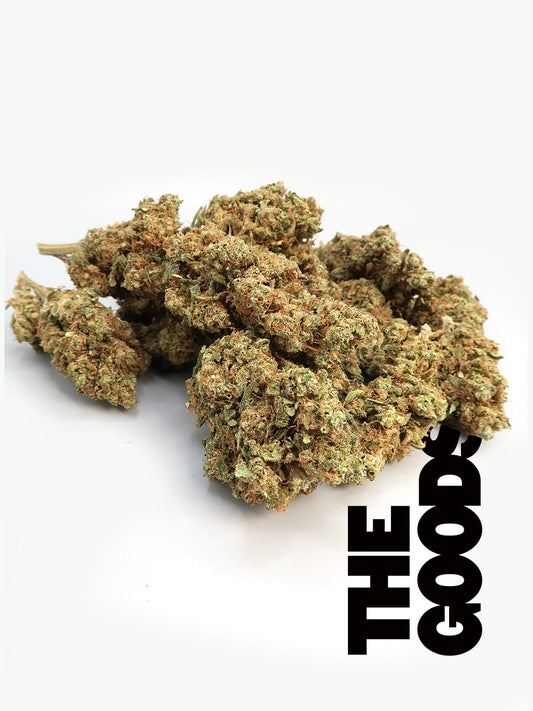 A pile of terpene-rich Dosidos CBD Flower Hemp Flowers.
