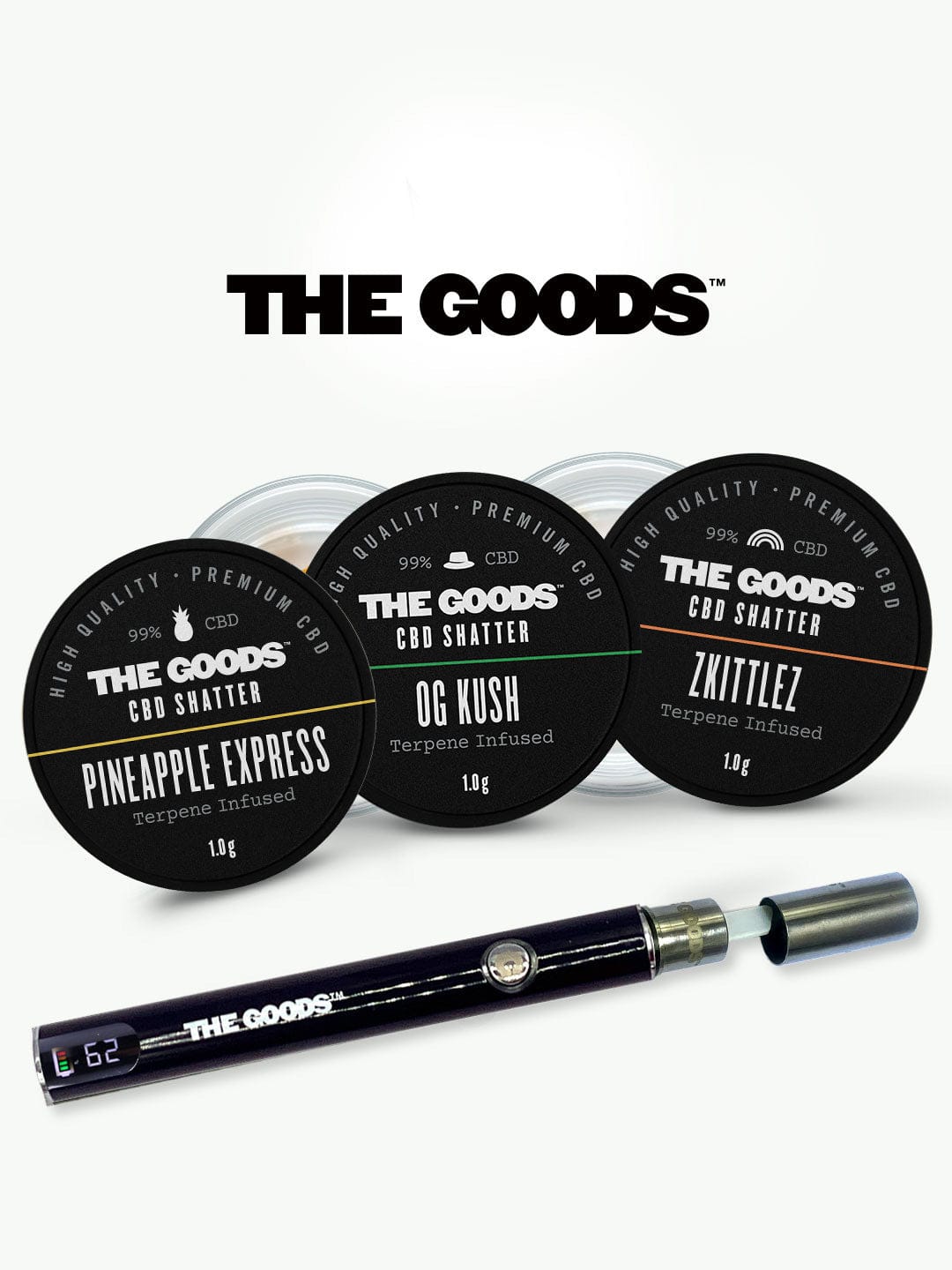 The Hot Knife 1g Shatter Bundle