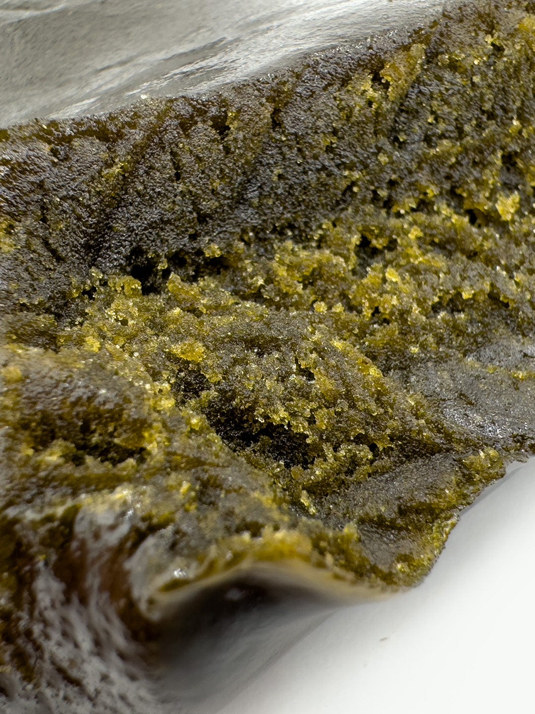 ice water hash close up