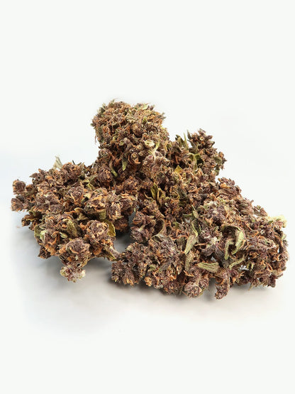 Red Syrup Super Budget Hemp Flower (8–13% CBD) from HempElf.com displayed on a white background.