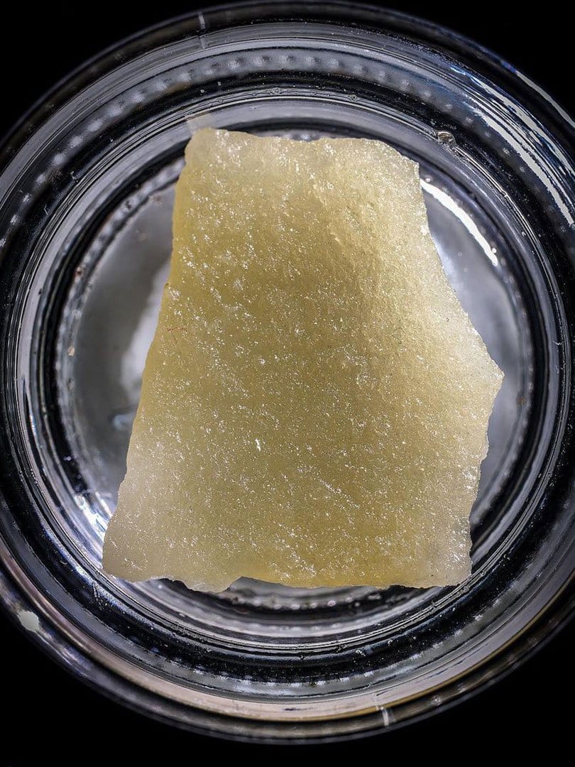 CBD  Shatter Closeup