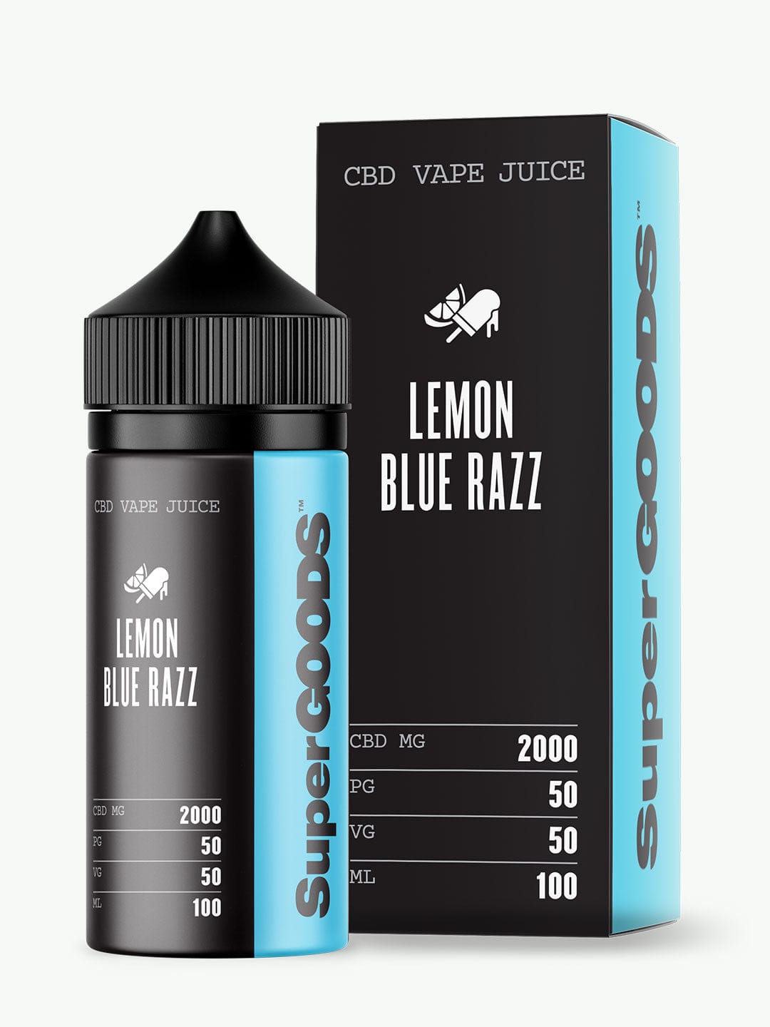 Super Goods Lemon Blue Razz CBD Vape