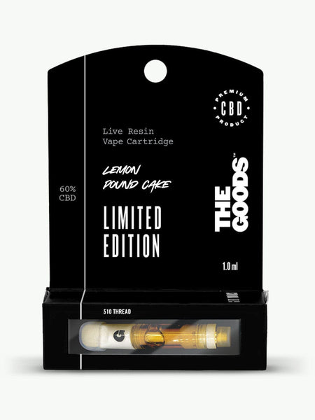 Lemon Pound Cake Live Resin 510 Cartridge 60% CBD 1.0ml – HempElf.com