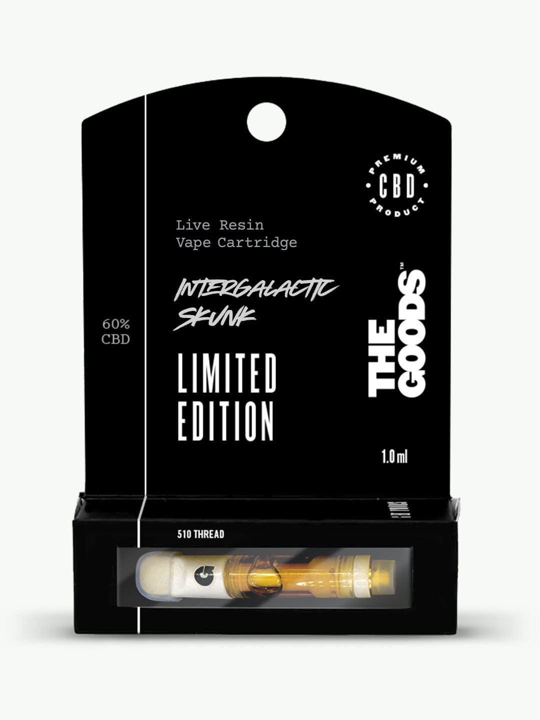 Intergalactic Skunk Live Resin 510 Cartridge 60% CBD 1.0ml