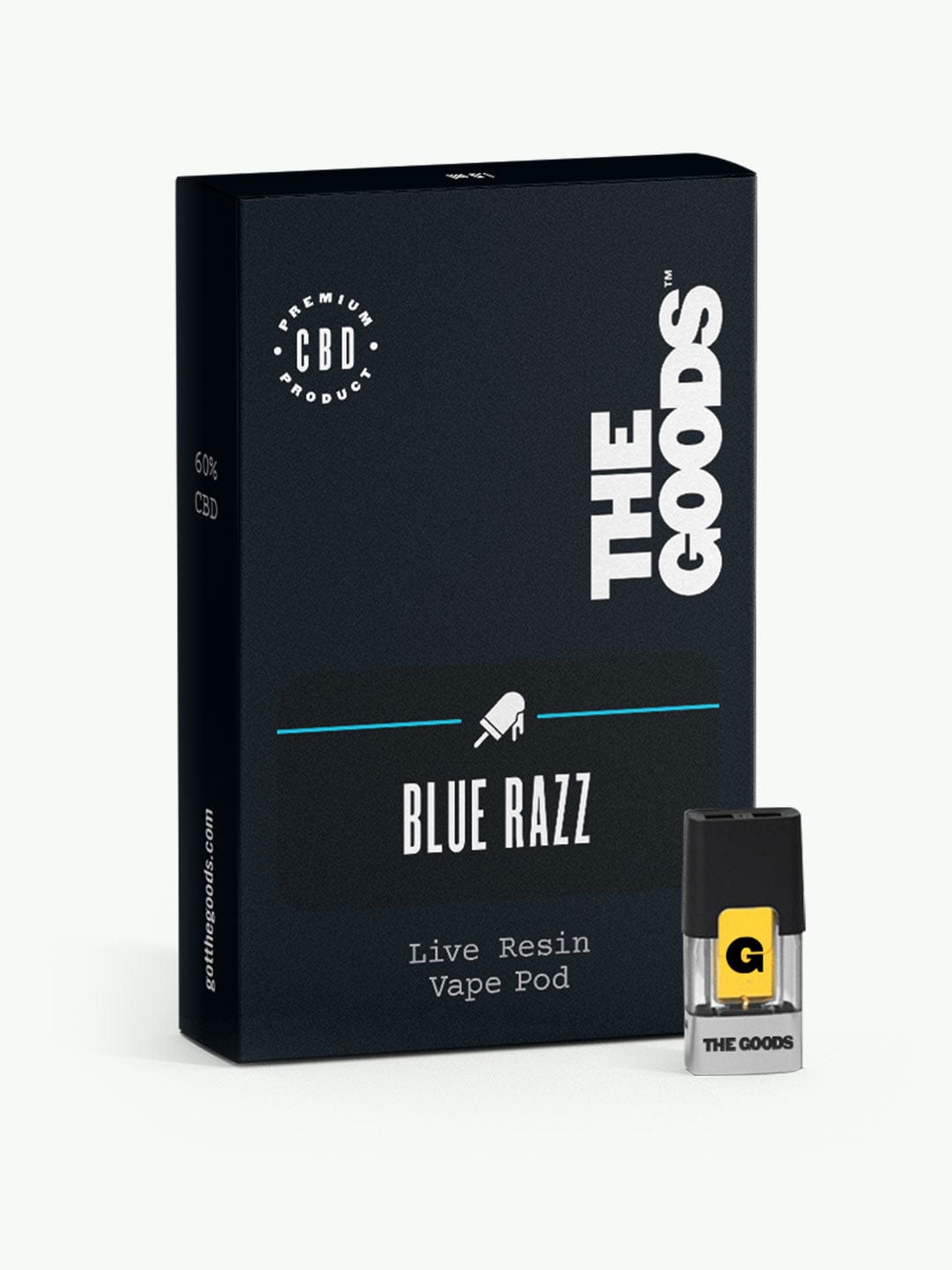 Blue Razz Live Resin CBD Vape Pod | 60% CBD HempElf.com Blue Razz Live Resin CBD Vape Pod | 60% CBD HempElf.com