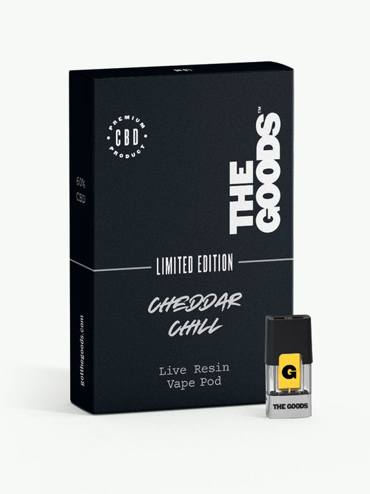 Cheddar Chill Live Resin CBD Vape Pod | 60% CBD