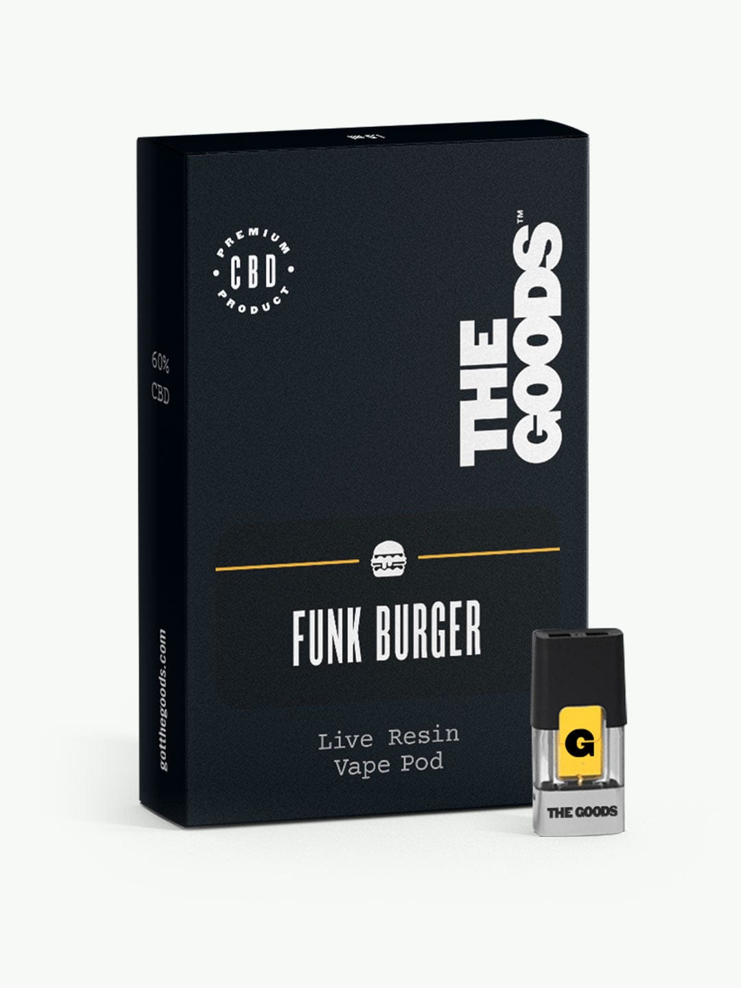 Funk Burger Live Resin CBD Vape Pod