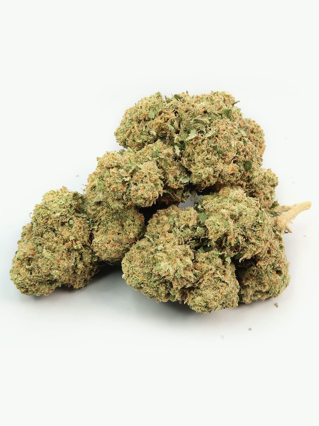 Close-up of HempElf “Zkittlez” Hemp Flowers (CBD 8-13%) on a plain white background.