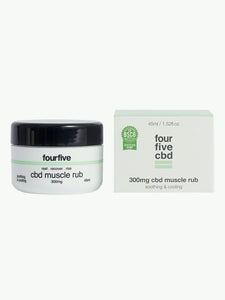 FourFive CBD Cream – CBD infused, natural muscle rub containing Vitamin E – 300mg