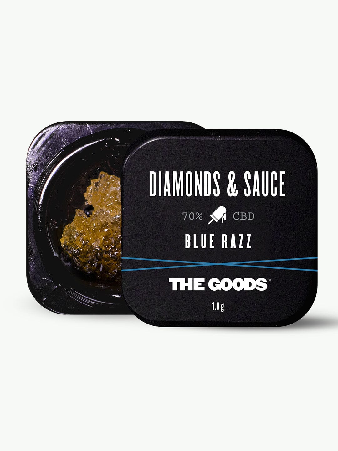 Blue Razz 1.0g, 70% CBD AAAA Grade Diamonds & Sauce - HempElf.com