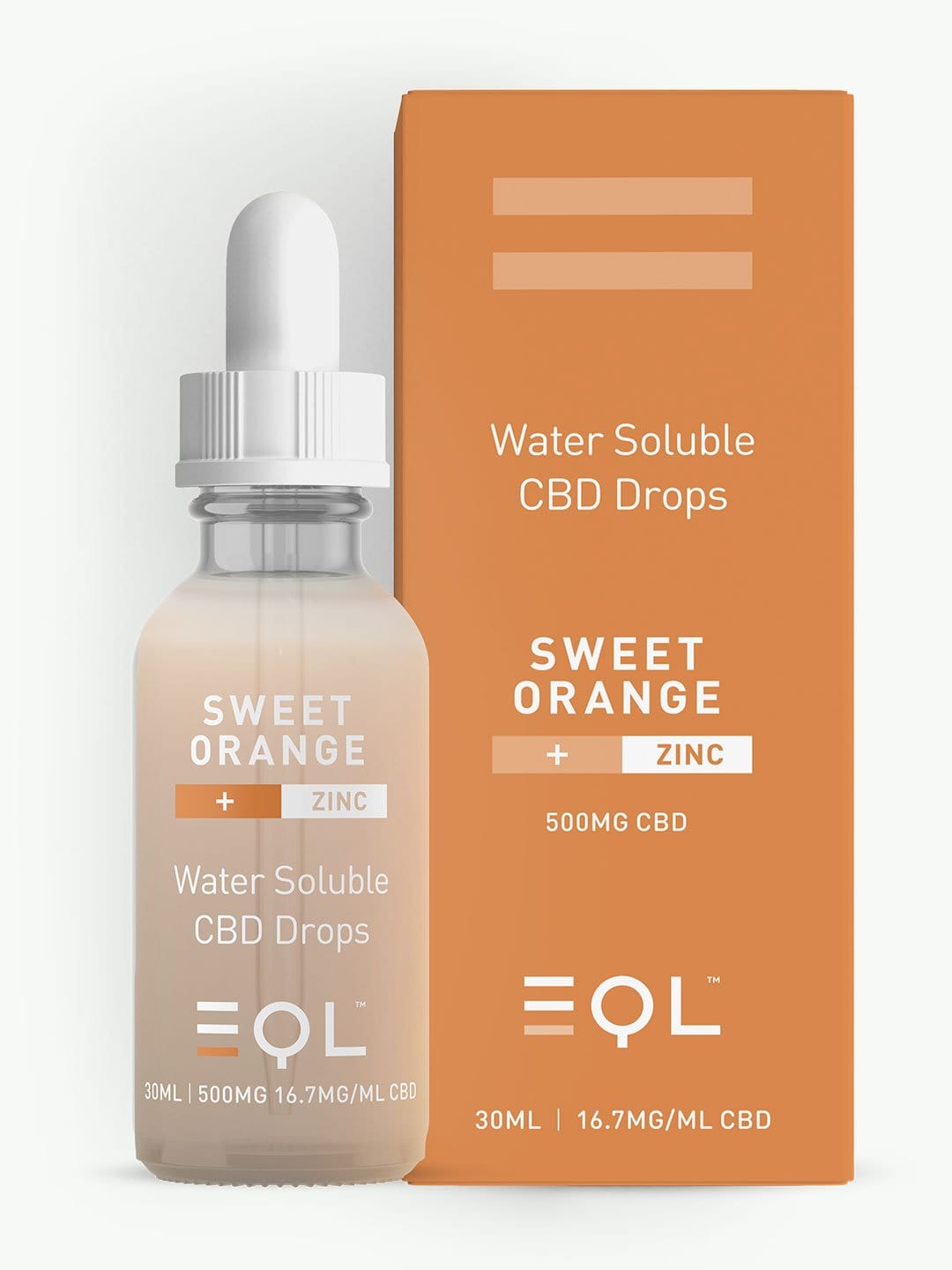 500mg CBD Water Soluble｜Zinc, Sweet Orange