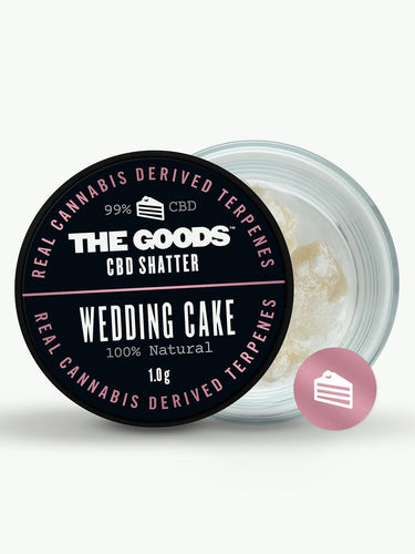 The Goods CBD Shatter - Wedding Cake
