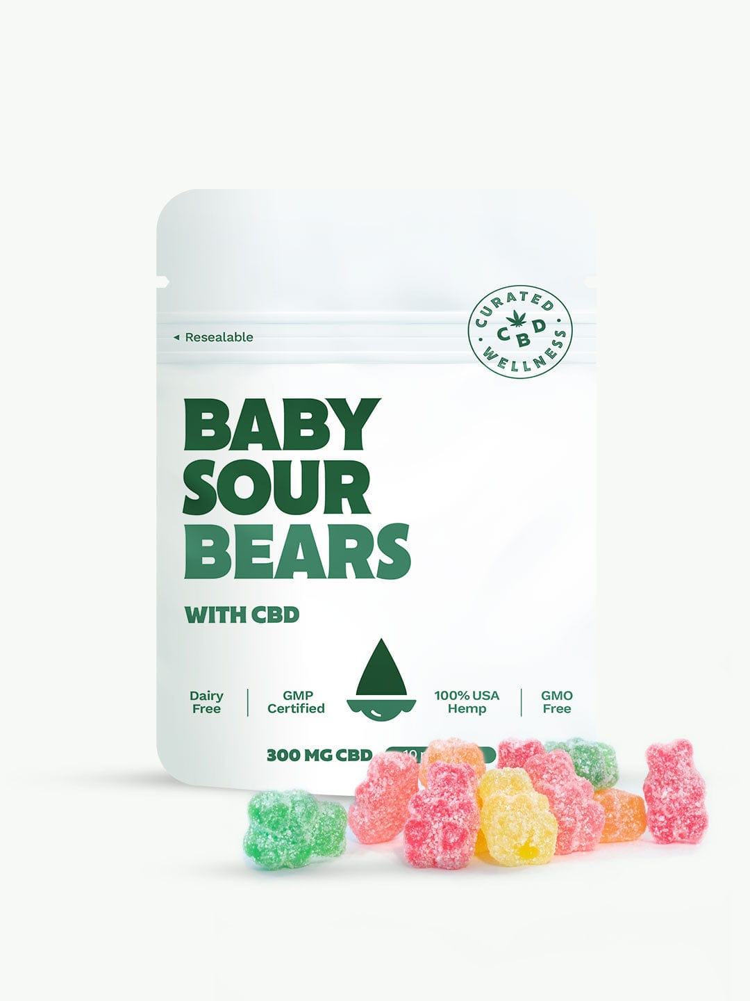 Baby Sour Bears with CBD
