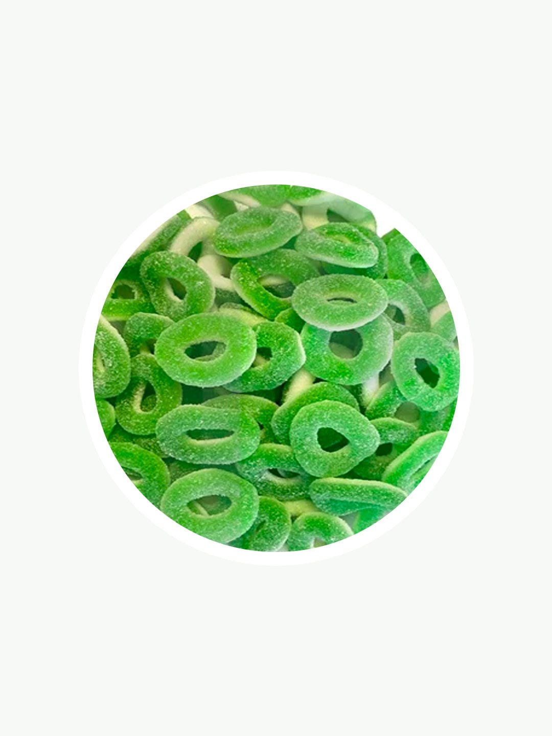 Green Apple Hoops CBD Gummies
