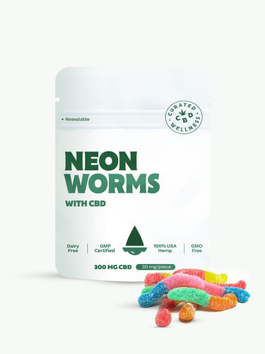 Neon Worms with CBD