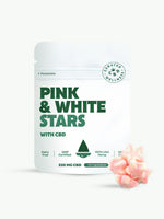 Pink and White Stars with CBD
