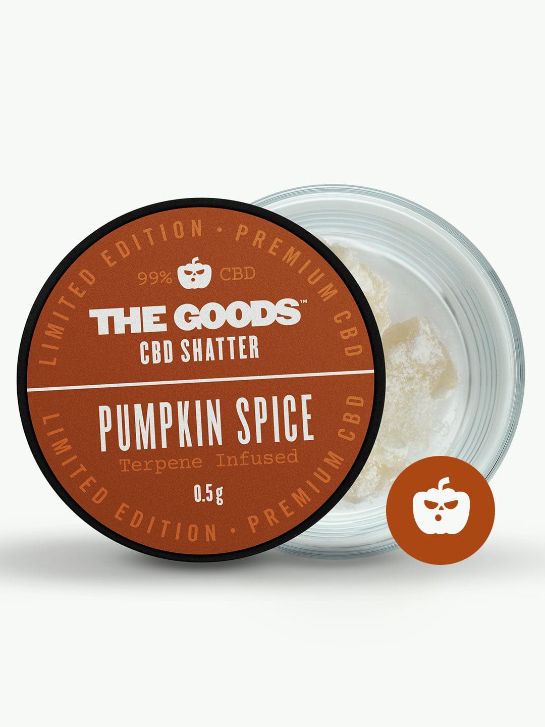 the goods pumpkin spice cbd shatter