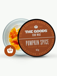 the goods pumpkin cbd wax crumble