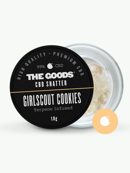 GIRLSCOUT COOKIES CBD ISOLATE SHATTER UK