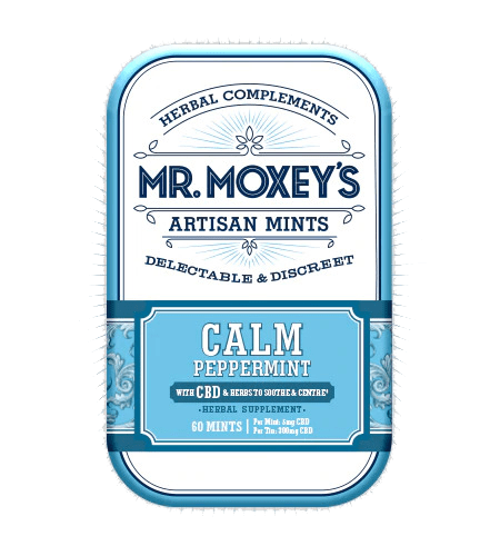 Mr. Moxey's Calm CBD Mints | 60 x 5mg mints - 300mg CBD